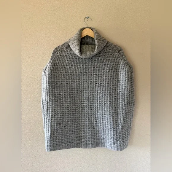 Anthropologie Gray Cowl Neck Sweater - Picture 4 of 9